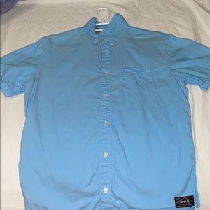 Button down shortsleeved t-shirt